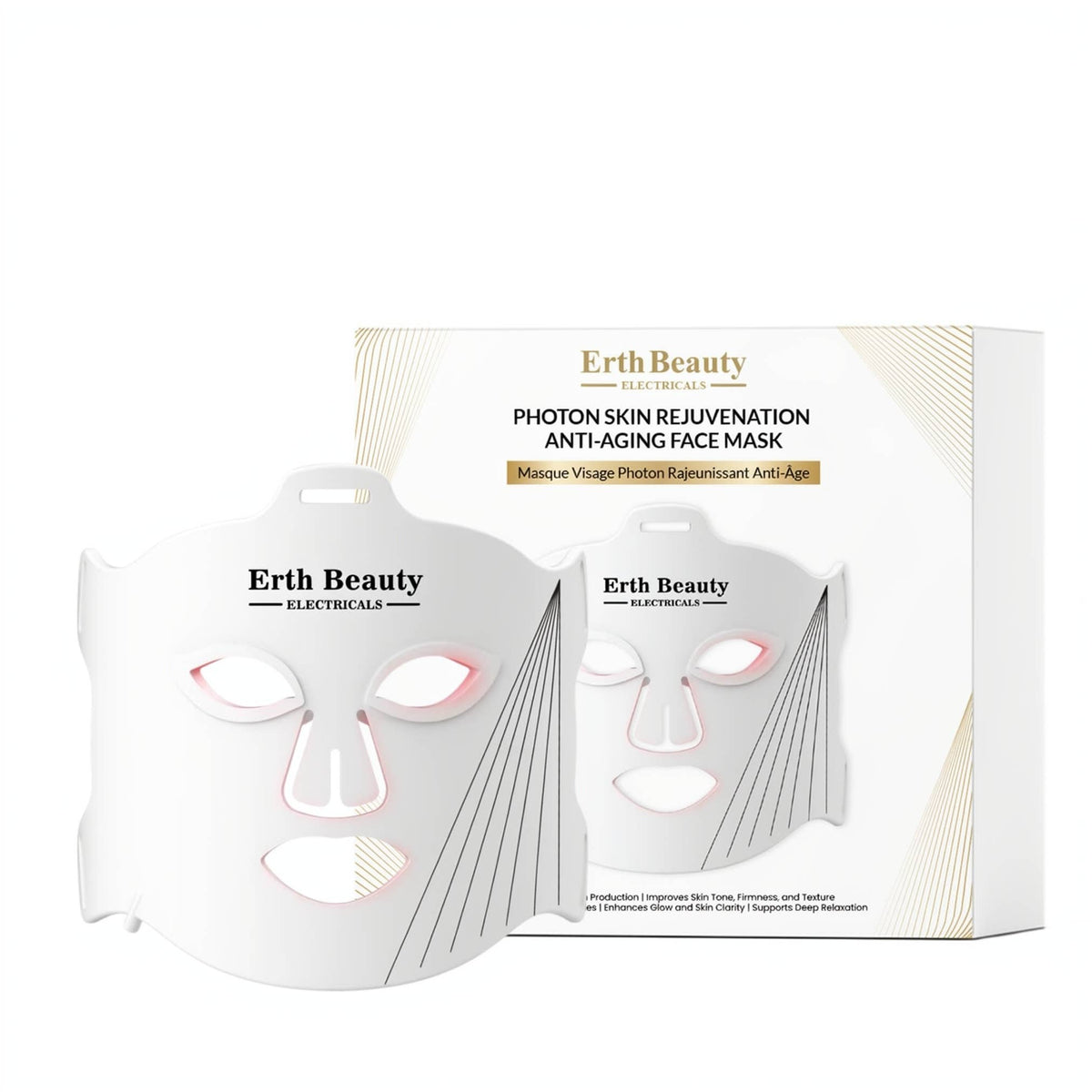Eclat Photon Rejuvenation szilikon LED arcmaszk – 7 szín + közeli infravörös