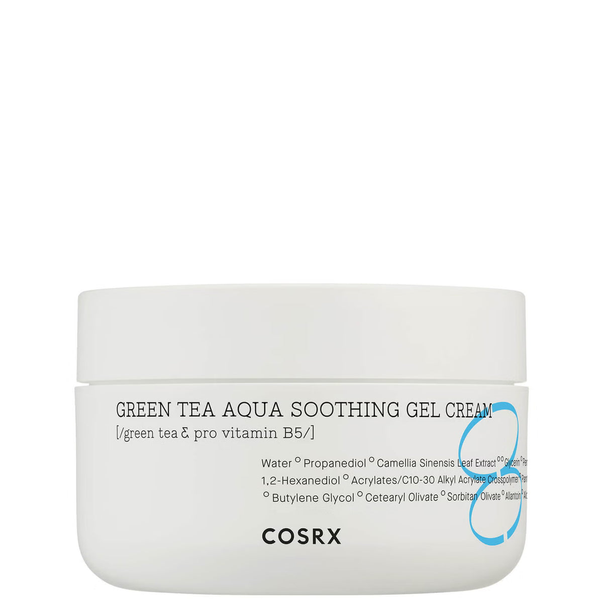 COSRX – Hydrium Green Tea Aqua nyugtató géles krém, 50 ml