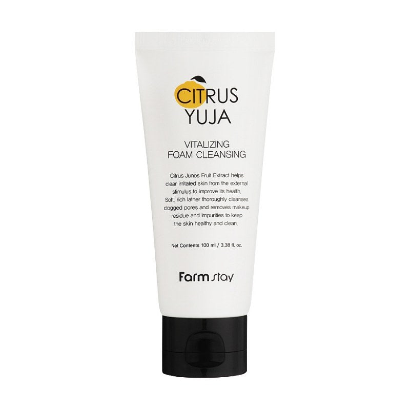 Farmstay – Citrus Yuja élénkítő tisztítóhab, 100 ml