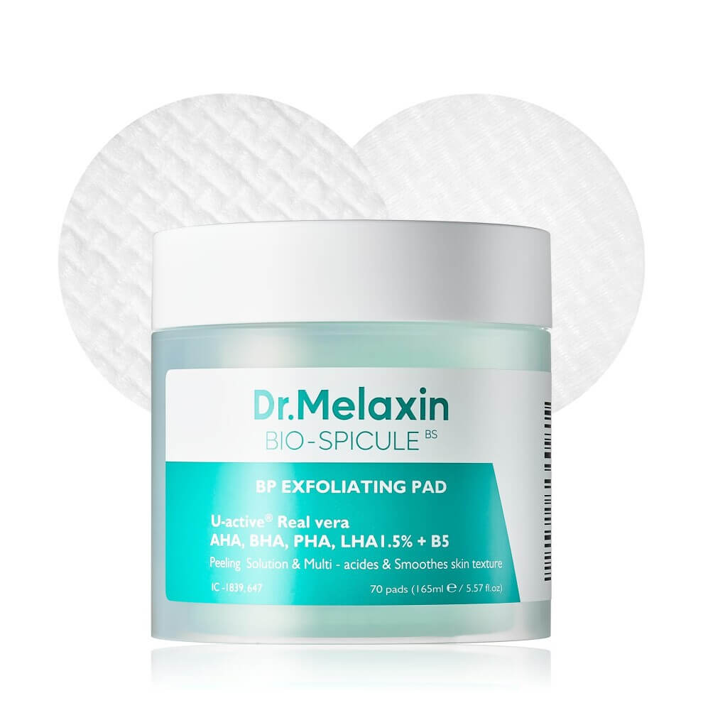 Dr.Melaxin – BP pórustisztító peelingkorong, 165 ml, 70 db
