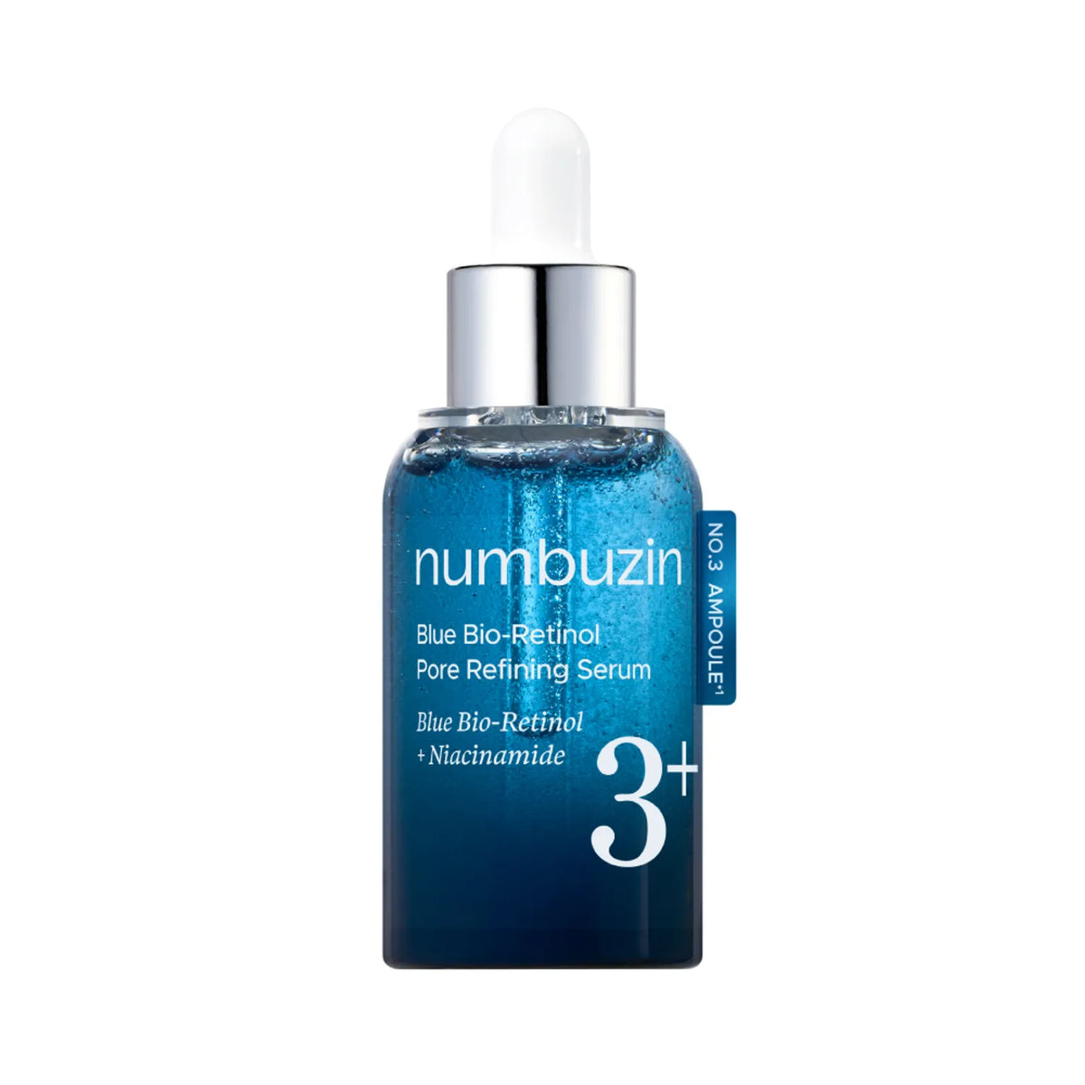 Numbuzin – No.3 Blue Bio-Retinol pórusfinomító szérum, 30 ml
