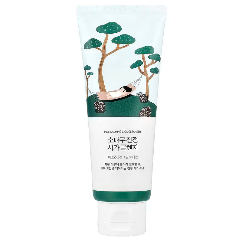 Round Lab – Pine Calming Cica Cleanser nyugtató arctisztító (Renewal), 150 ml