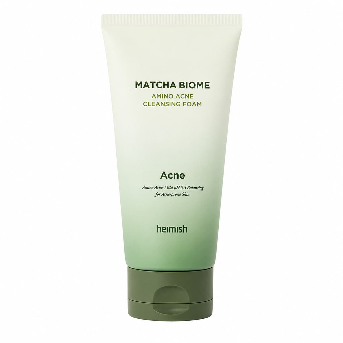 Heimish – Matcha Biome aminosavas arctisztító hab pattanásra hajlamos bőrre, 150 g