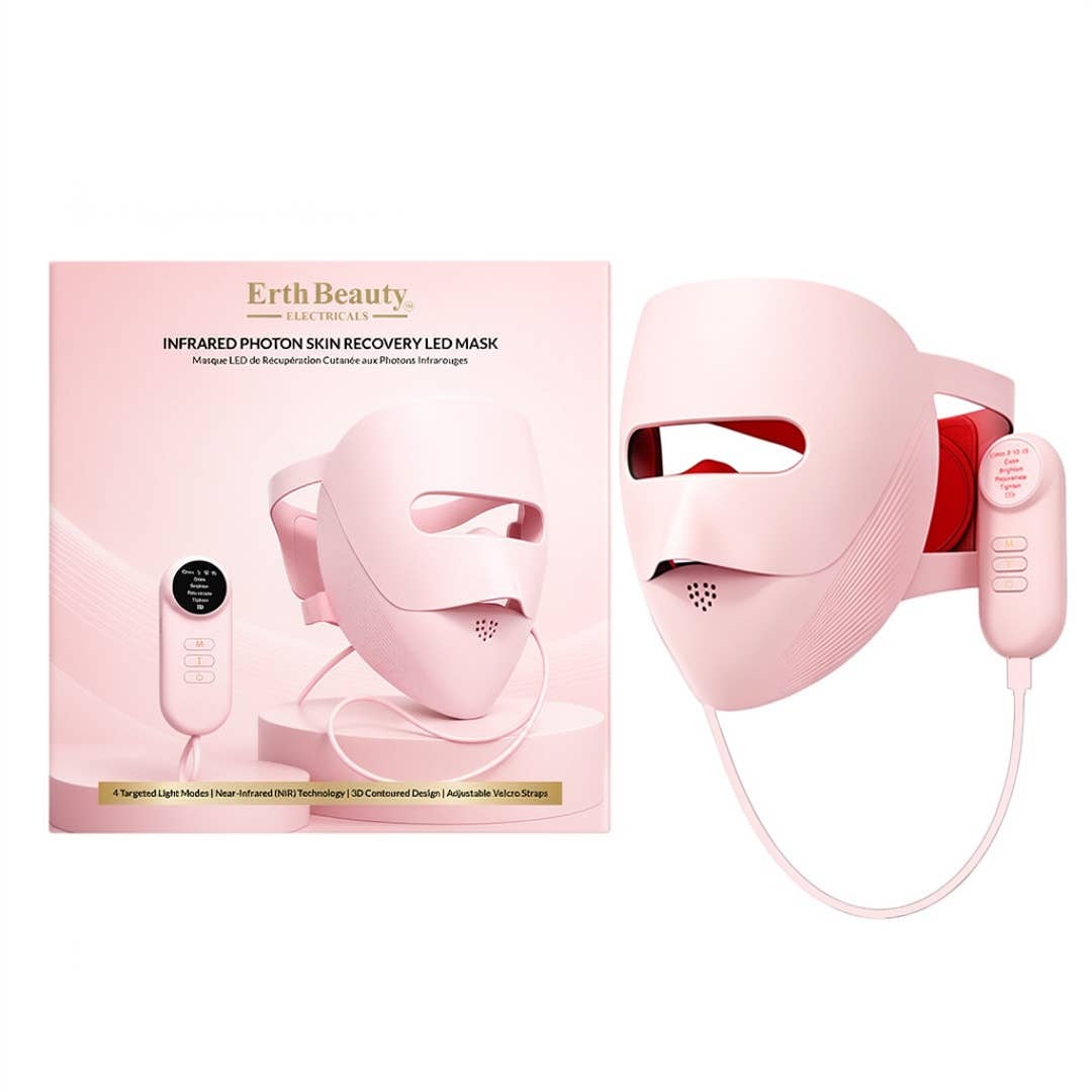 Eclat Infrared Skin Recovery 3D LED arcmaszk – piros + közeli infravörös