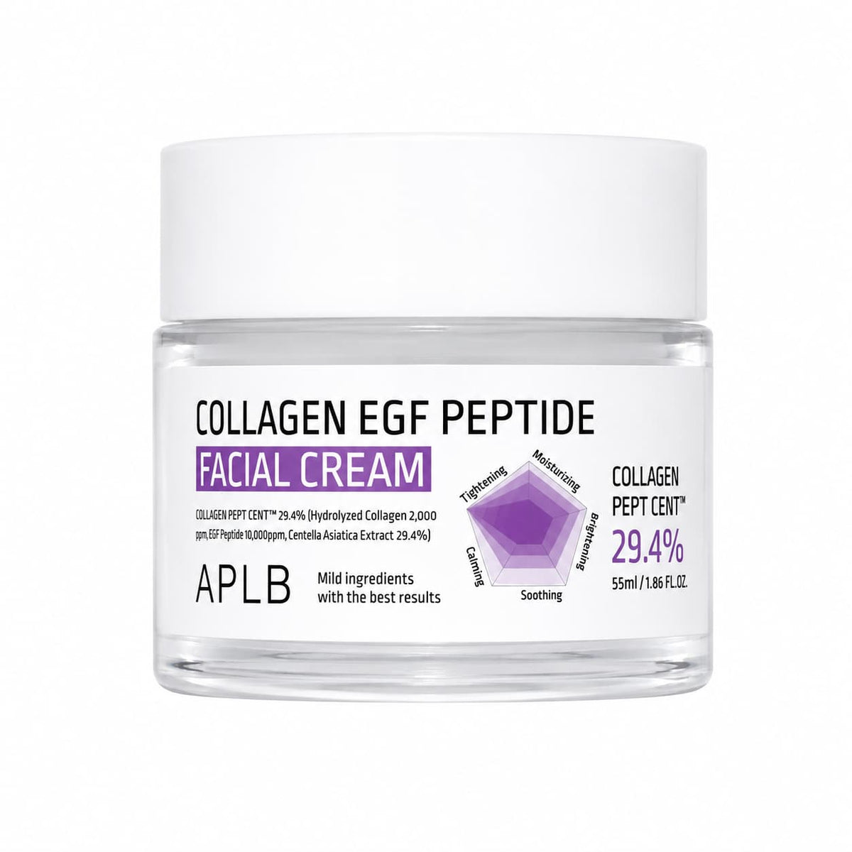 APLB – Collagen EGF Peptide Facial Cream feszesítő arckrém, 55 ml