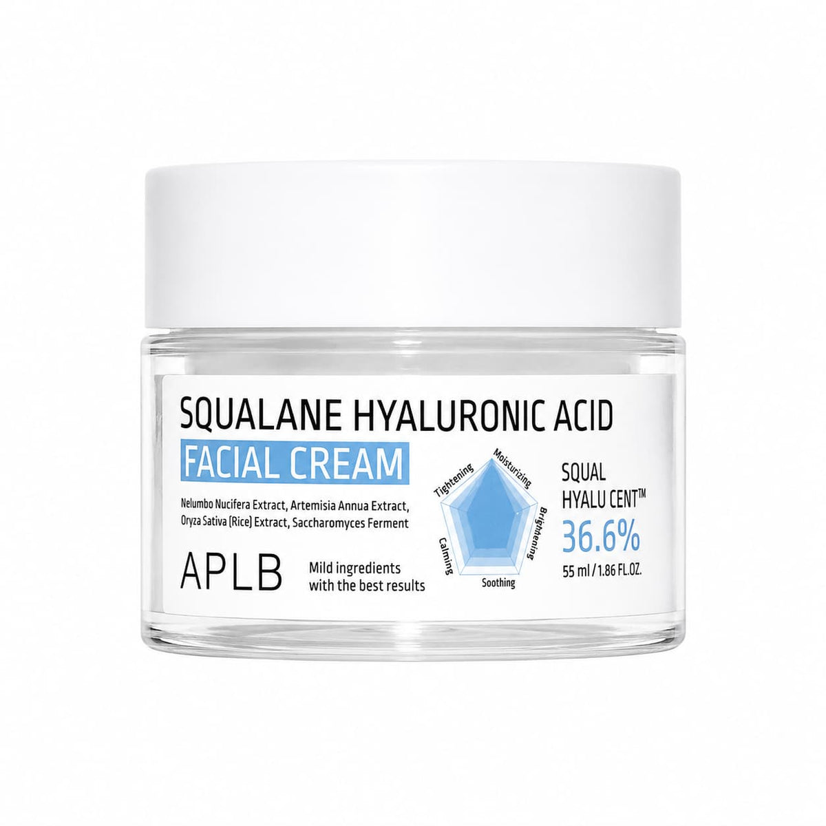 APLB – Squalane Hyaluronic Acid arckrém, 55 ml