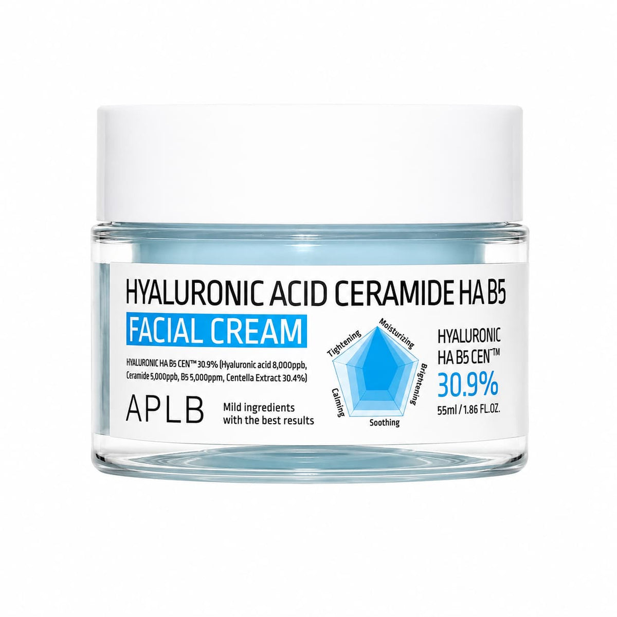 APLB – Hialuronsav Ceramide HA B5 arckrém, 55 ml