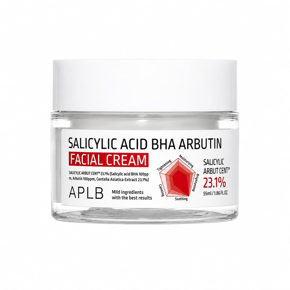 APLB – Salicylic Acid BHA Arbutin arckrém, 55 ml