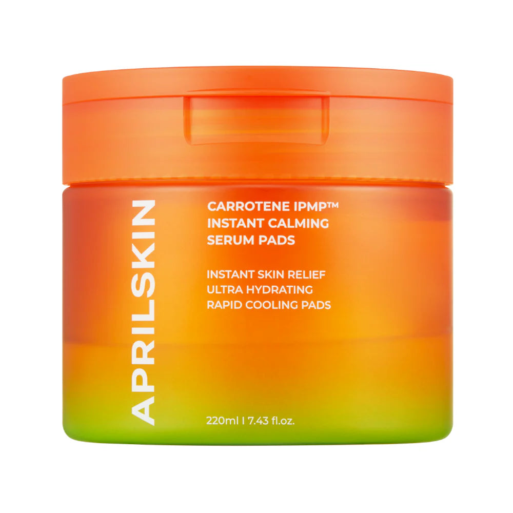 APRILSKIN – Carrotene IPMP nyugtató szérumos vattakorong, 80 db (220 ml)