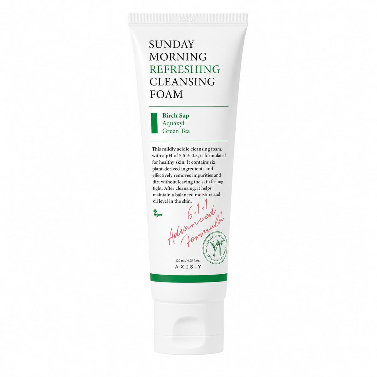 AXIS-Y – Sunday Morning frissítő arctisztító hab, 120 ml