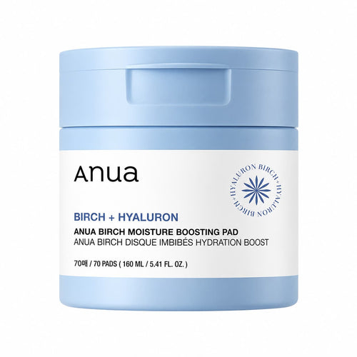Anua – Birch hidratáló bőrfrissítő korong, 160 ml, 70 db