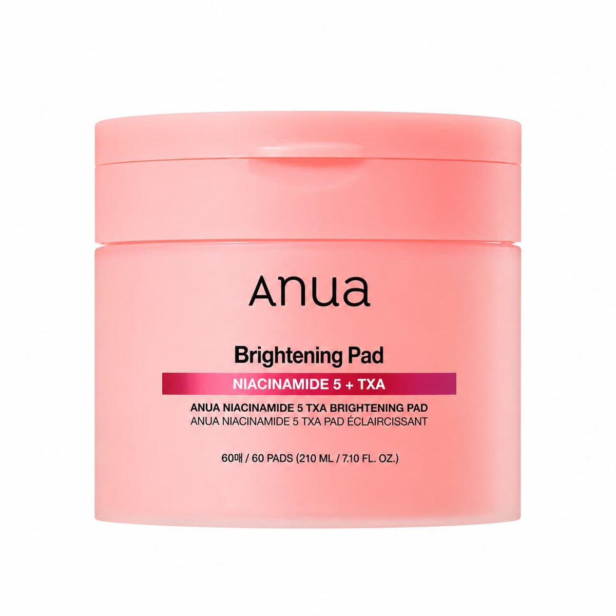 Anua – Brightening Niacinamid 5 + TXA bőrélénkítő tonikkorong, 210 ml (60 db)