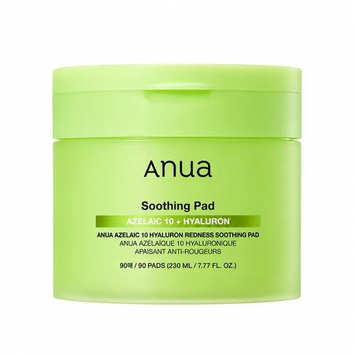 Anua – Azelainsav 10 Hyaluron bőrnyugtató tonikkorong, 230 ml (90 db)