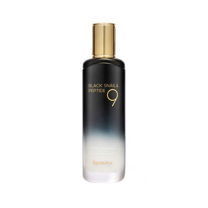 Farmstay – Fekete csiga & Peptide9 tökéletes emulzió, 120 ml