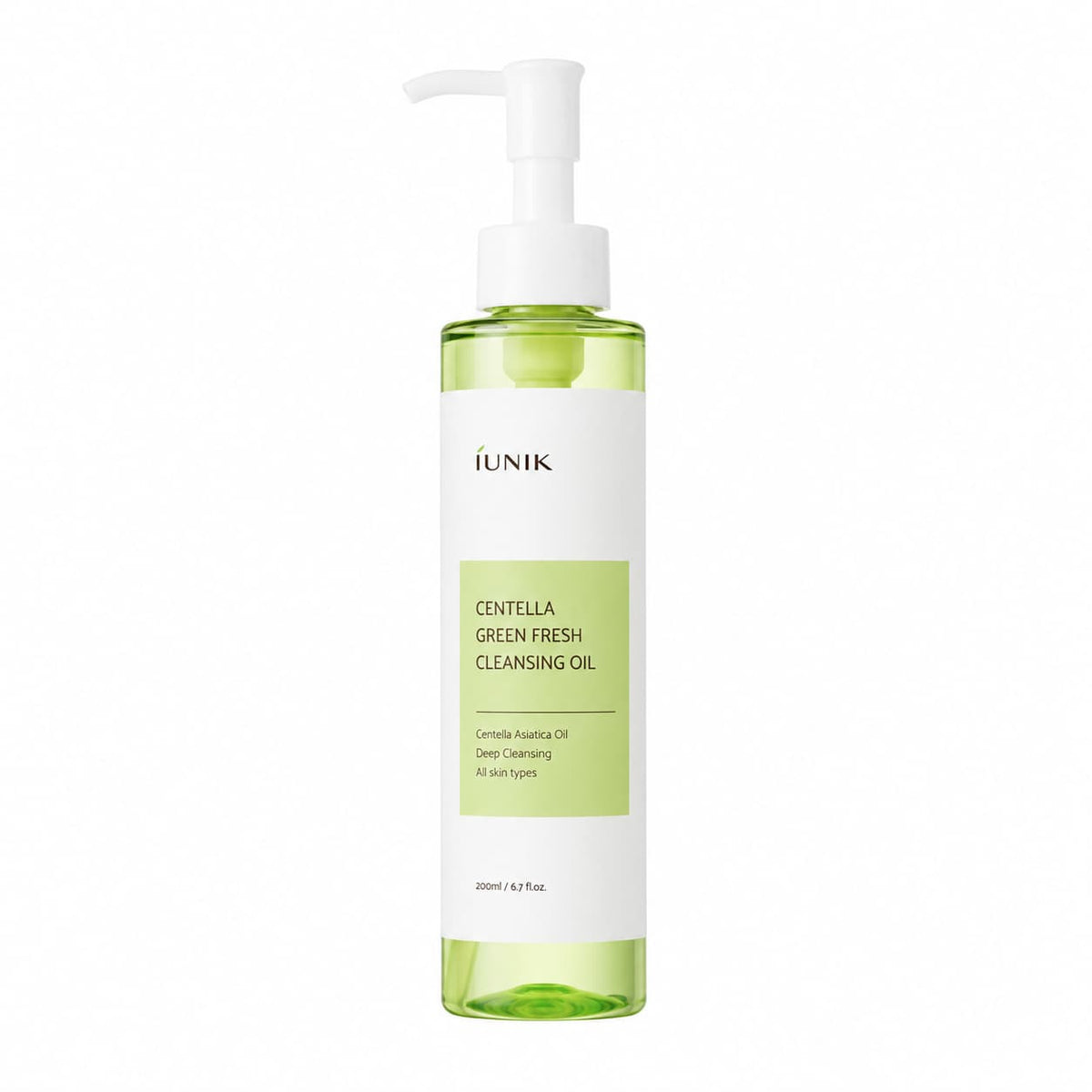 iUNIK – Centella Green Fresh arctisztító olaj, 200 ml