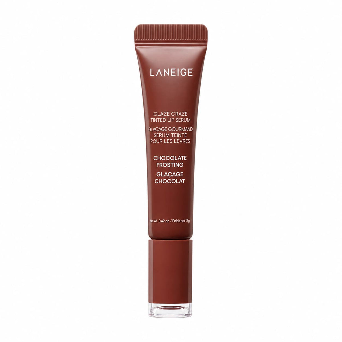 LANEIGE – Glaze Craze színezett ajakszérum (Chocolate Frosting), 12 g