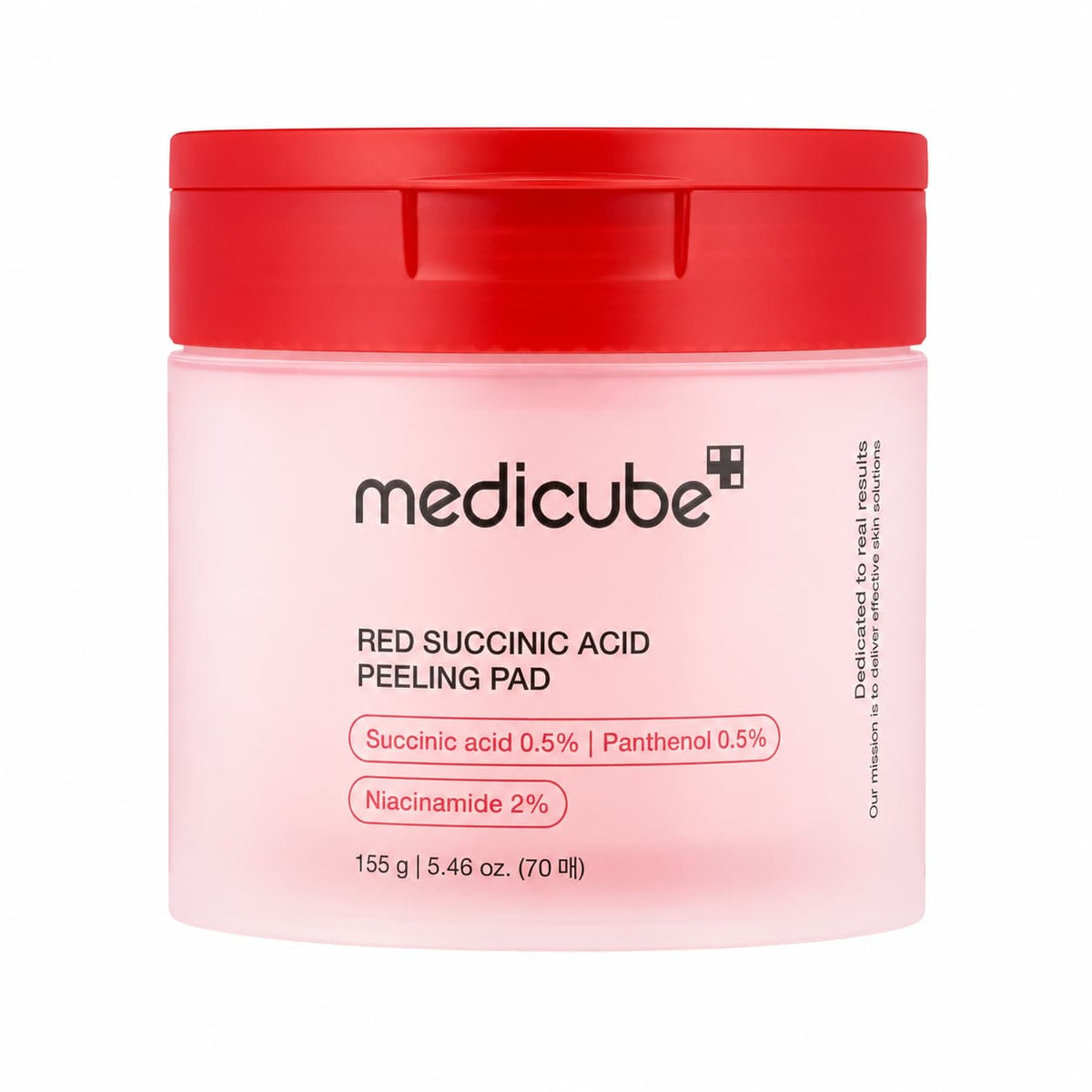 Medicube – Red borostyánkősavas peelingkorong, 70 db / 155 g