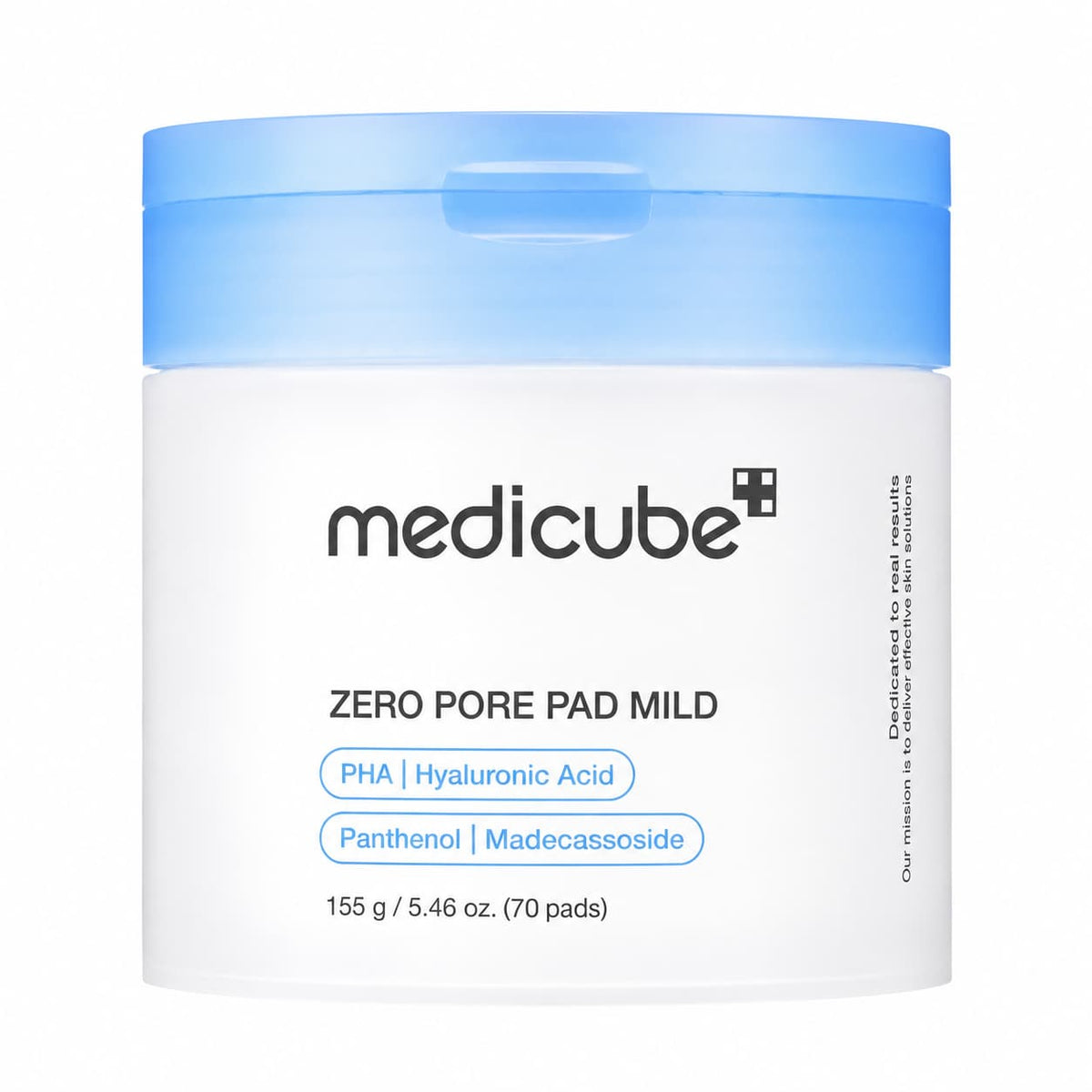 Medicube – Zero Pore gyengéd peelingező párna, 155 g (70 db)