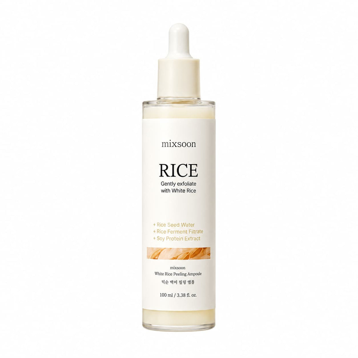 Mixsoon – Fehér rizs peeling ampulla, 100 ml