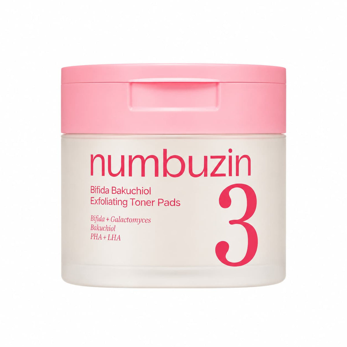 Numbuzin – No.3 Bifida Bakuchiol hámlasztó tonikkorong, 190 ml (70 korong)