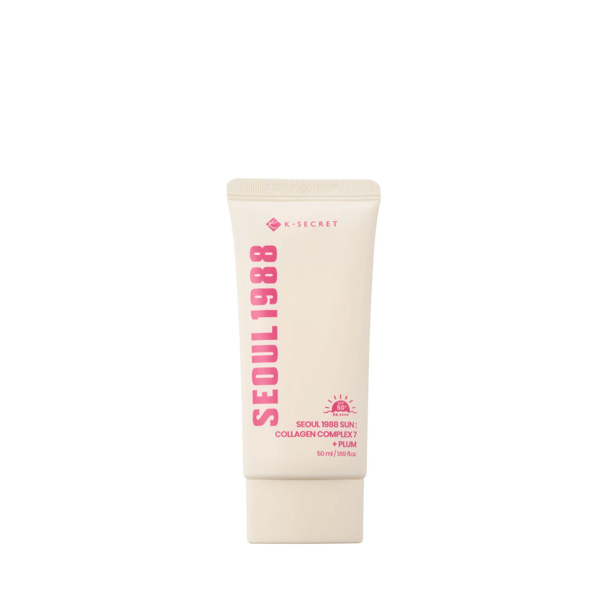 K-secret – SEOUL 1988 Sun Collagen Complex 7 + Plum fényvédő SPF50+ PA++++, 50 ml