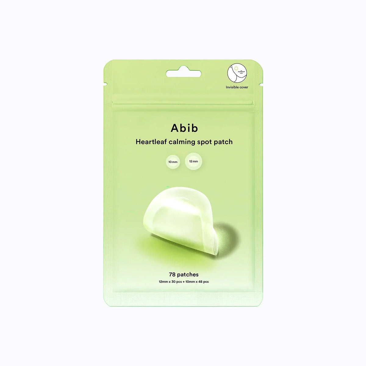 Abib – Heartleaf nyugtató pattanástapasz, 78 db