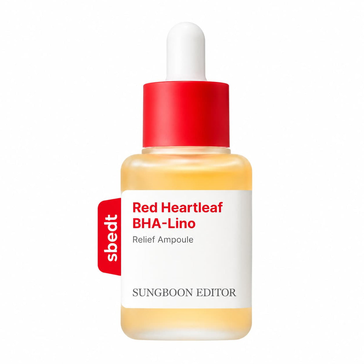 Sungboon Editor – Red Heartleaf BHA-Lino nyugtató ampulla, 40 ml