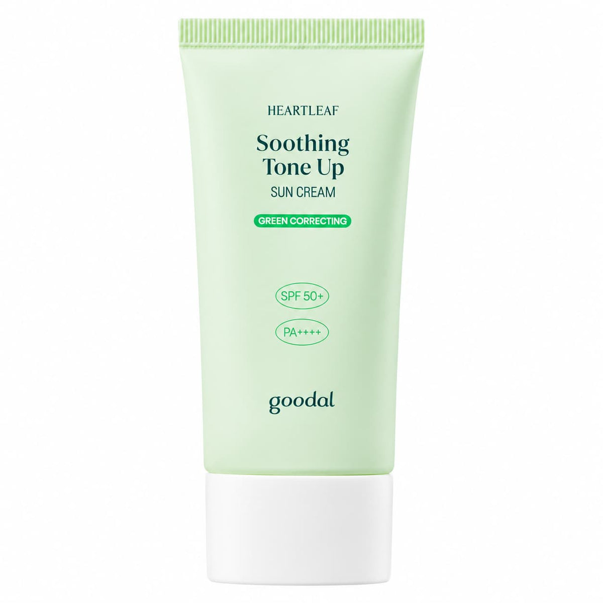Goodal – Heartleaf nyugtató tonizáló fényvédő krém, zöld színkorrekció SPF50+ PA++++, 50 ml