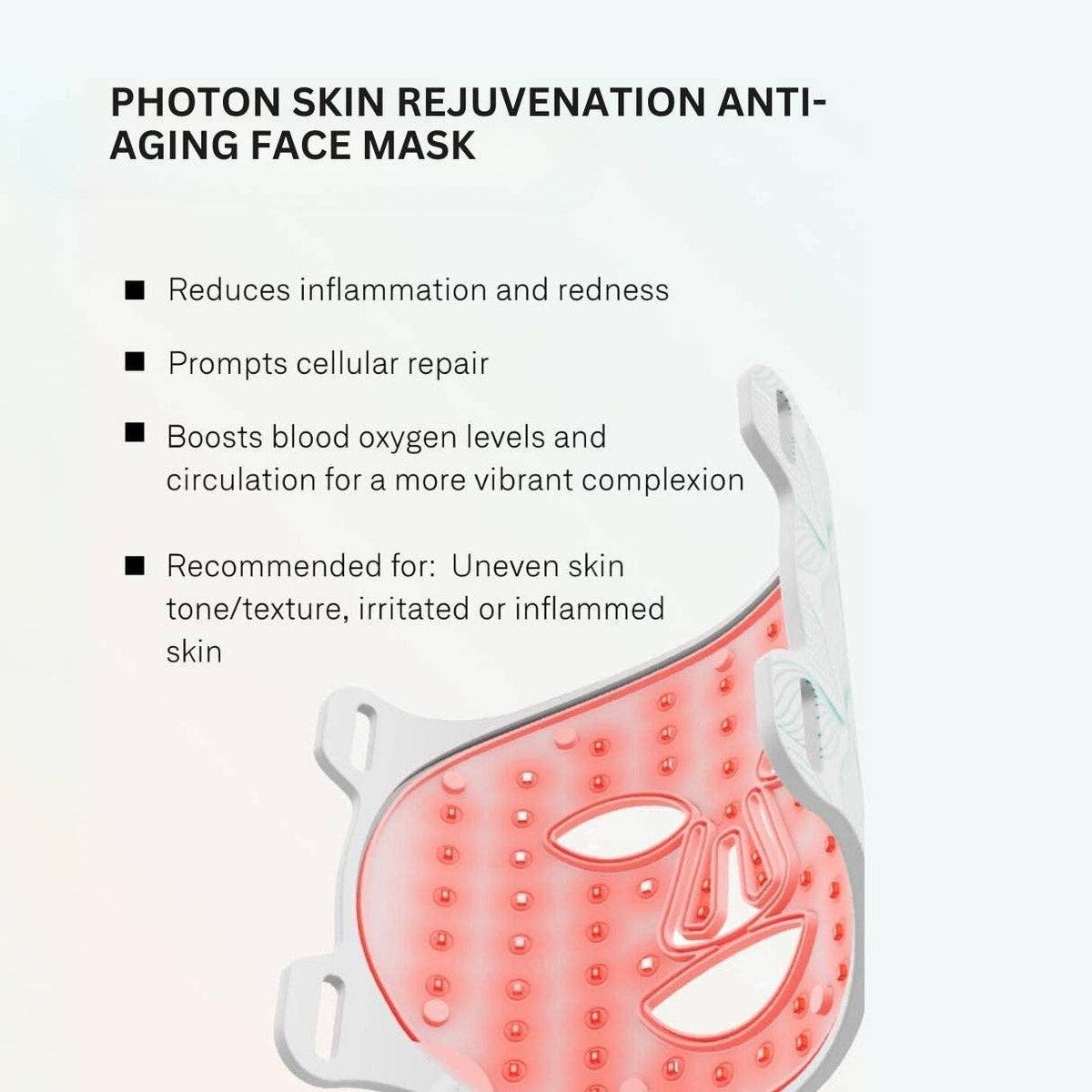 Eclat Photon Rejuvenation szilikon LED arcmaszk – 7 szín + közeli infravörös – 4