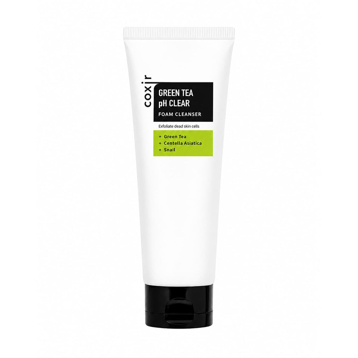 COXIR – Green Tea pH Clear habzó arctisztító, 150 ml