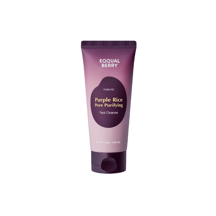 Eqqualberry – Purple Rice pórustisztító pakolás-arctisztító, 130 g