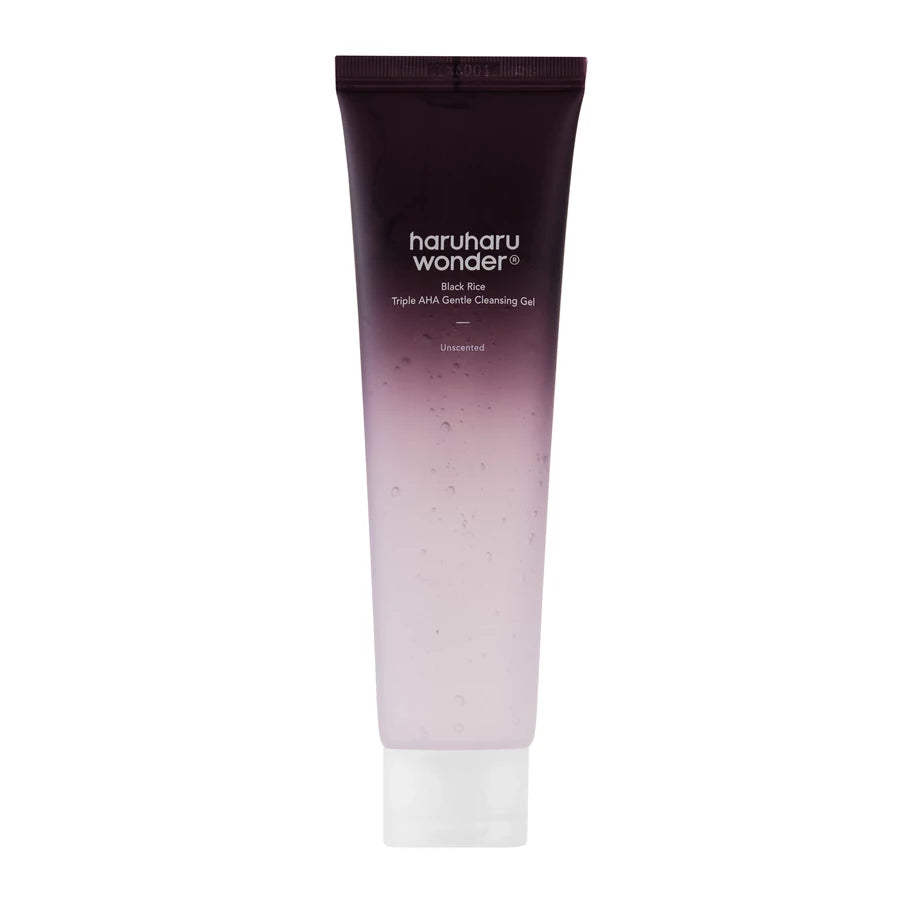 Haruharu Wonder – Black Rice Triple AHA gyengéd tisztító gél, 100 ml