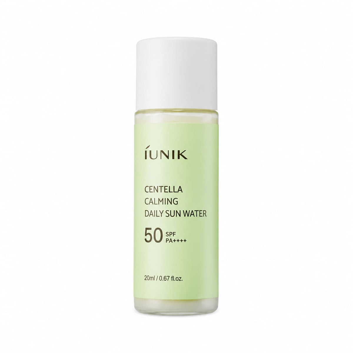 iUNIK – Centella Calming Daily napvédő víz, 20 ml
