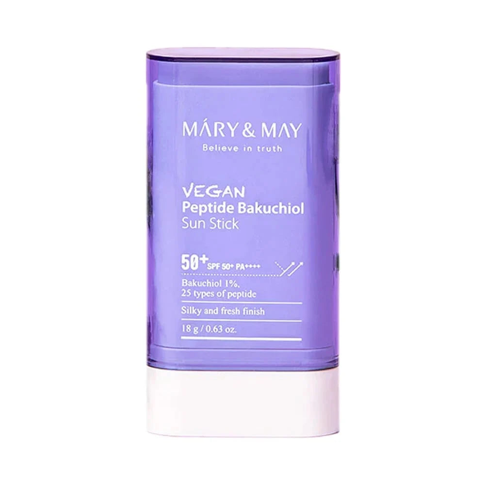 Mary & May – Vegan Peptide Bakuchiol fényvédő stift SPF 50+/PA++++, 18 g