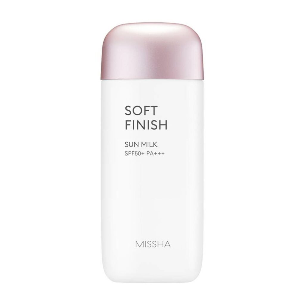 Missha – All-Around Safe Block Soft Finish Sun Milk fényvédő SPF 50+/PA+++, 70 ml