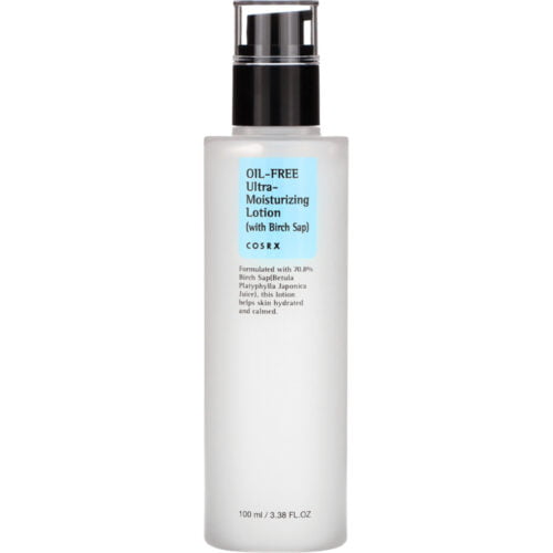 COSRX – Olajmentes ultrahidratáló emulzió nyírfanedvvel, 100 ml