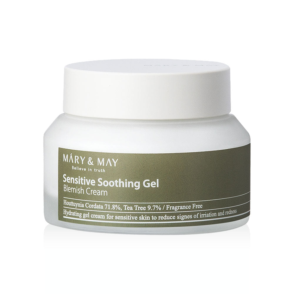 Mary & May – Sensitive nyugtató gél krém problémás bőrre, 70 g