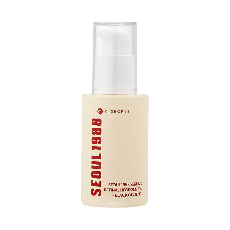 K-SECRET – SEOUL 1988 szérum: 2% retinal liposzóma + fekete ginzeng, 30 ml