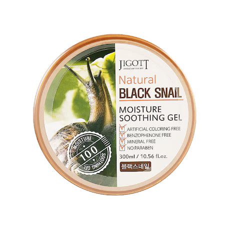 Jigott – Natural Black Snail hidratáló nyugtató gél, 300 ml