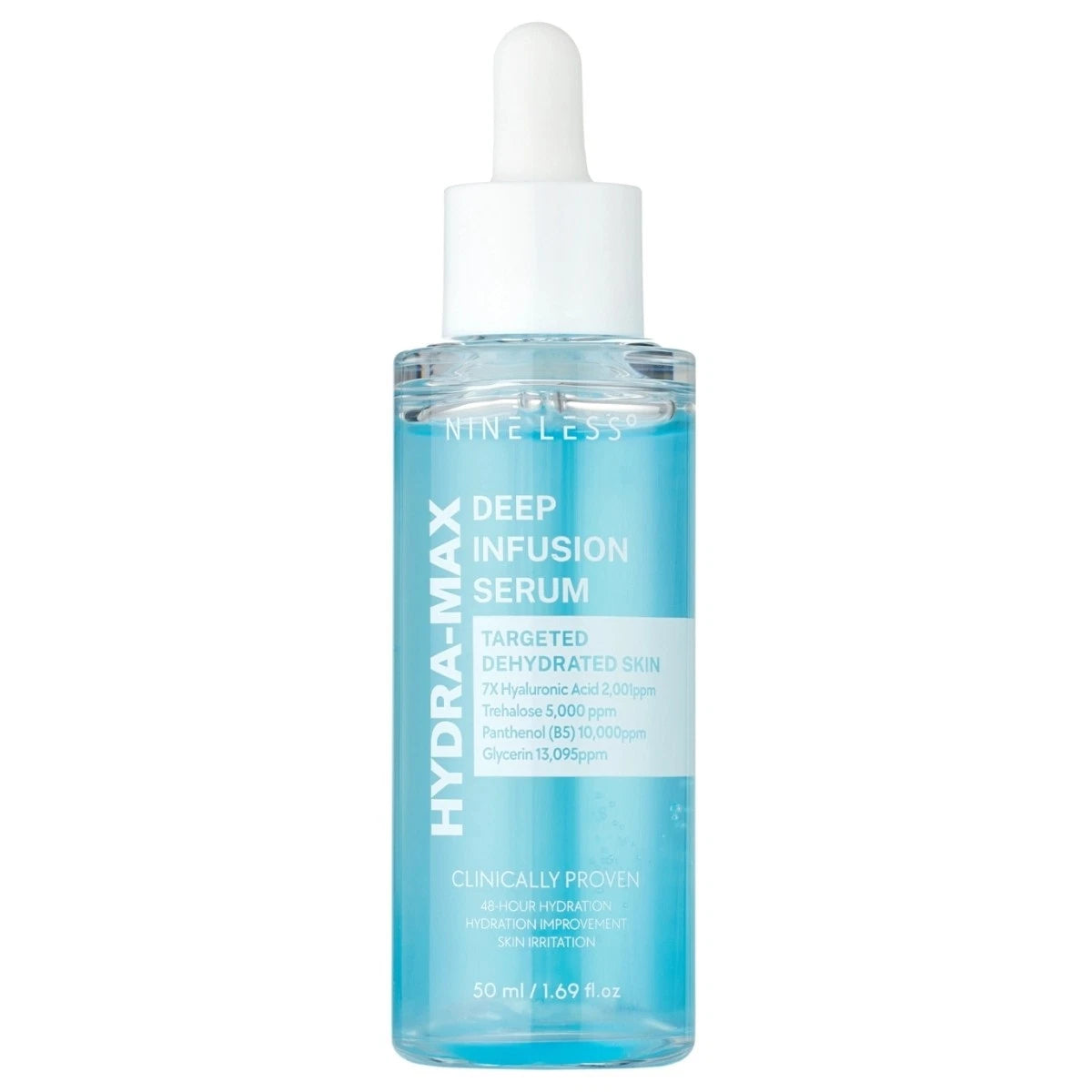NINE LESS – Hydra Max mélyhidratáló szérum, 50 ml